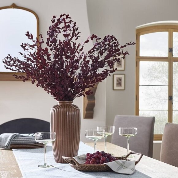 9.8oz Tinted Glass Coupe Drinkware Green Set - Hearth & Hand Magnolia 2024 - Picture 2 of 5